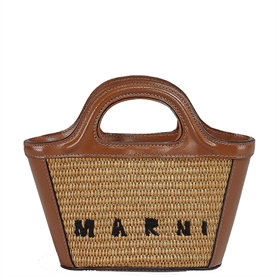 Marni Tropicalia Micro Tote, Raw Sienna 